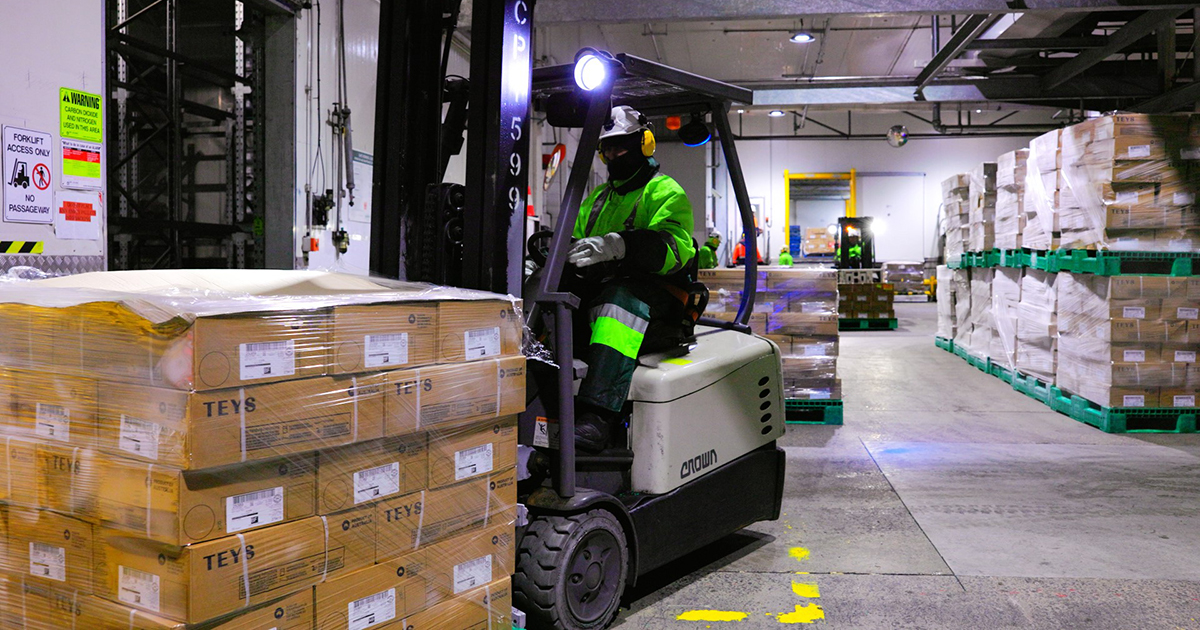 Cold chain logistics supporting assured beef supply and contingency planning